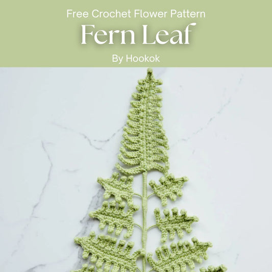 Free Crochet Flower Pattern Fern Leaf