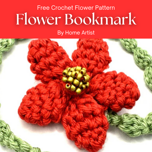 Free Crochet Flower Patterns for Flower Bookmark