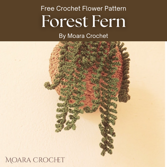 Free Crochet Flower Pattern Forest Fern