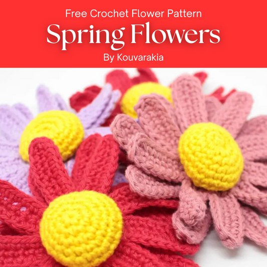 Free Crochet Flower Patterns for Spring Flowers