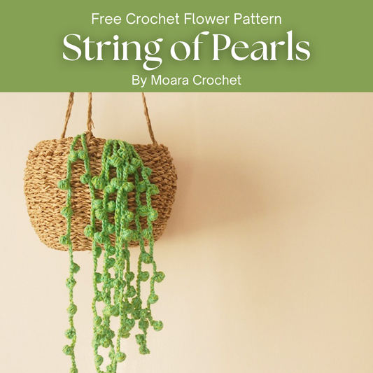 Free Crochet Flower Pattern String of Pearls