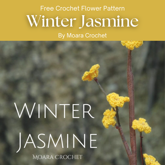 Free Crochet Flower Pattern Winter Jasmine