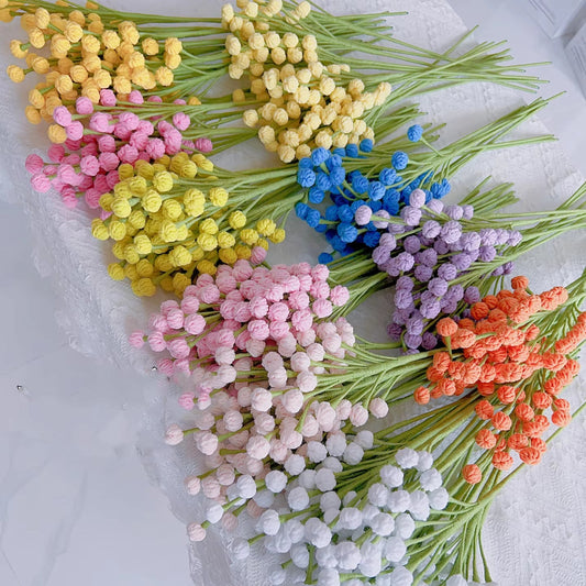 1pc Ball Flower - Multiple Colour Crochet Ball Flowers