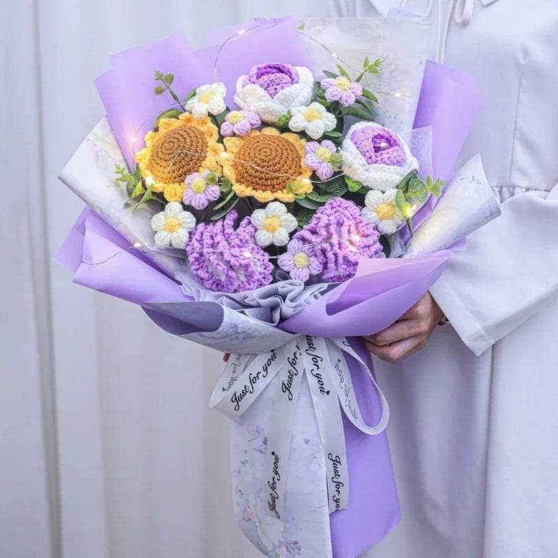 "Forever and Ever" - Premium Large Bouquet w/ Sunflower, Tulips, Carnations