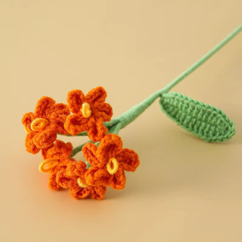 1pc Single Forget Me Not - Multiple Colour Crochet Forget Me Nots