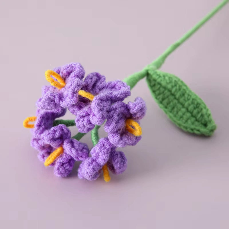 1pc Single Forget Me Not - Multiple Colour Crochet Forget Me Nots