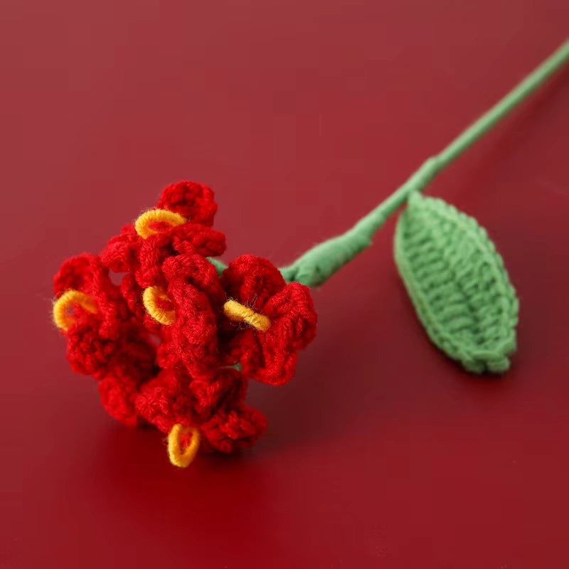 1pc Single Forget Me Not - Multiple Colour Crochet Forget Me Nots