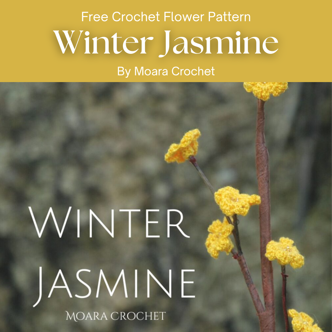 Free Crochet Flower Pattern Winter Jasmine