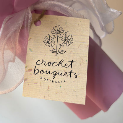 "Passion" - Rose Crochet Bouquet w/ Mix