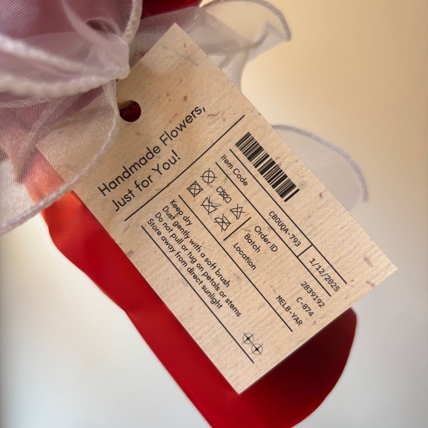 "Triple Rose" - Handmade Rose Crochet Flowers Bouquet w/ Mix