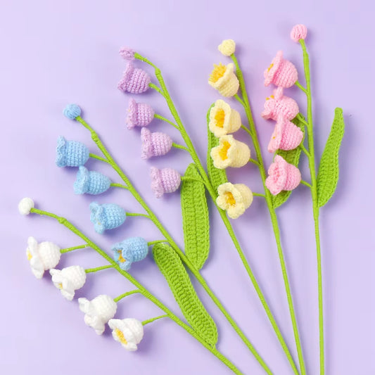 1pc Canterbury Bells - Multiple Colour Crochet Canterbury Bells