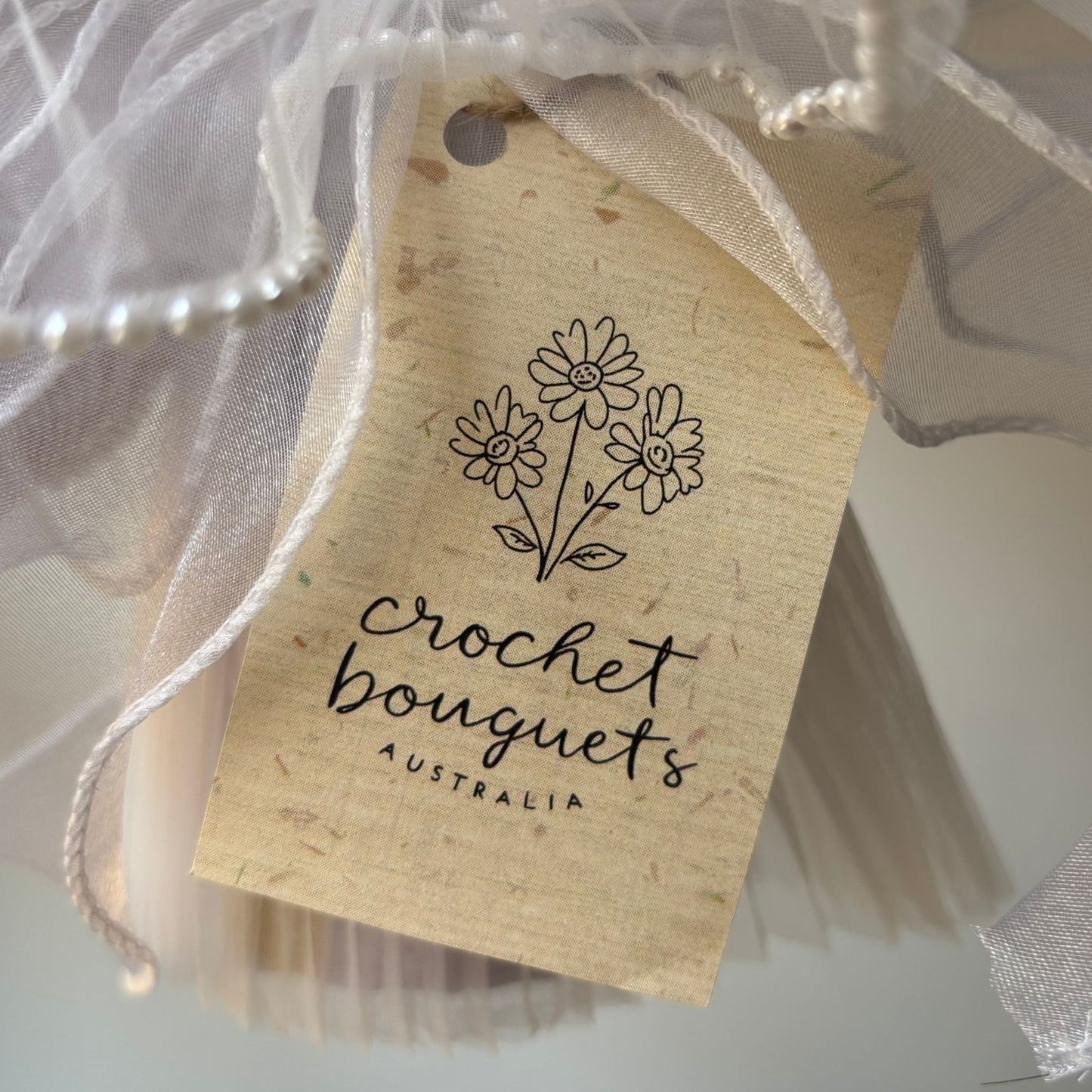 "Valley of Love" - Handmade Lily of the Valley Crochet Flowers Bouquet w/ Mix