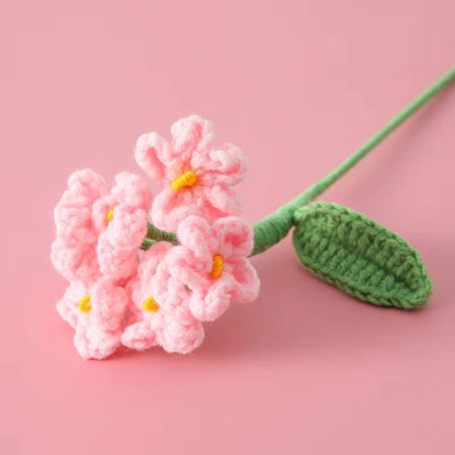 1pc Single Forget Me Not - Multiple Colour Crochet Forget Me Nots
