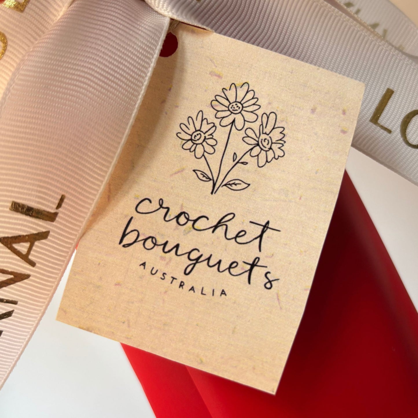 "Frolicking" - Handmade Crochet Bouquets - Sunflower, Lily, Rose