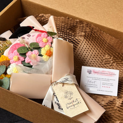 Kirby Graduation Bouquet  🎓 Handmade Crochet Bouquets - Sunflower, Plush